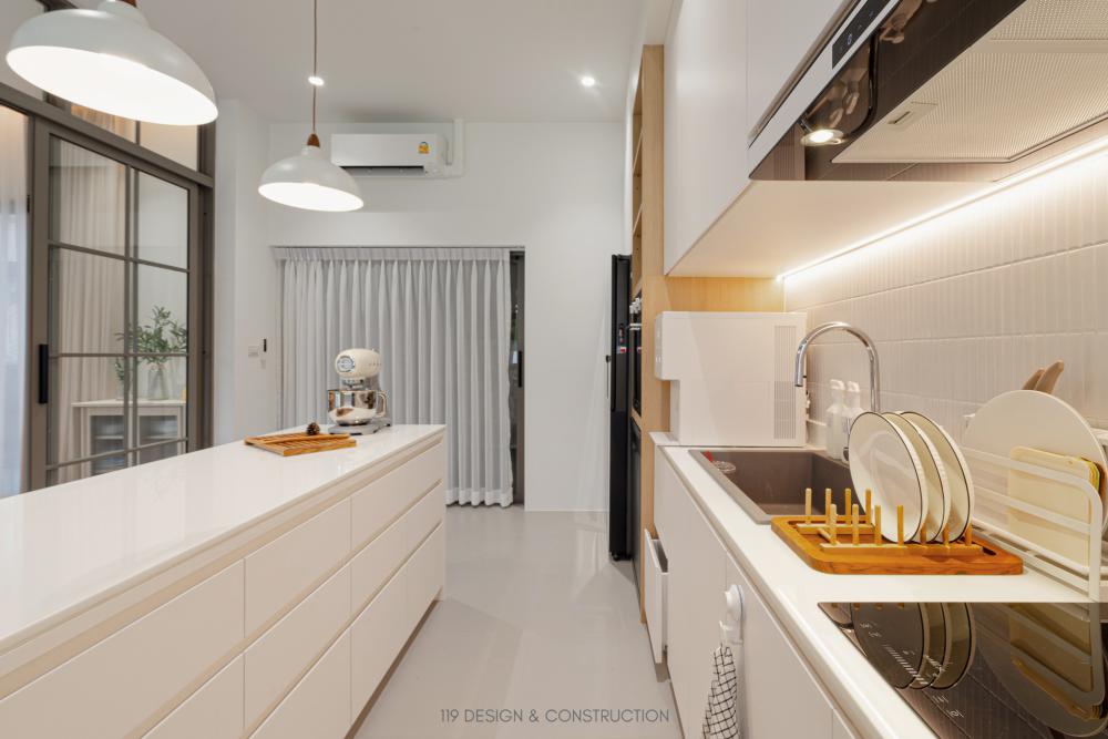 BAAN NABI 3 ห้องนอน 3 ห้องน้ำ บ้านชั้นเดียวดีไซน์เรียบง่ายพร้อมสเปซการจัดสรรพื้นที่ที่เอื้อให้คุณภาพชีวิตของเจ้าของบ้านสะดวกสบายขึ้น รูปที่ 41