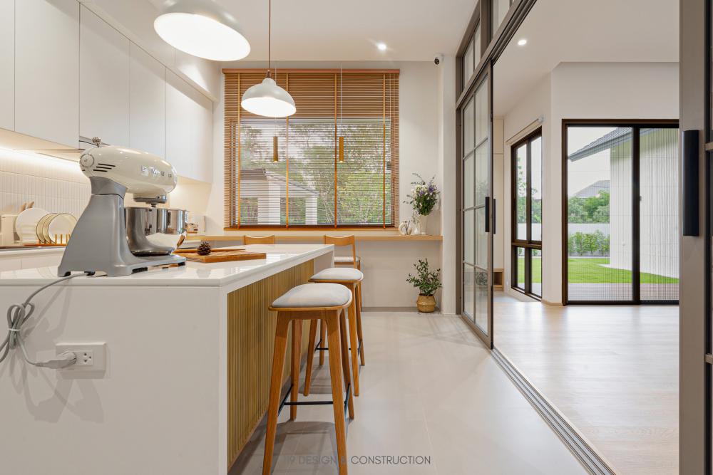 BAAN NABI 3 ห้องนอน 3 ห้องน้ำ บ้านชั้นเดียวดีไซน์เรียบง่ายพร้อมสเปซการจัดสรรพื้นที่ที่เอื้อให้คุณภาพชีวิตของเจ้าของบ้านสะดวกสบายขึ้น รูปที่ 46