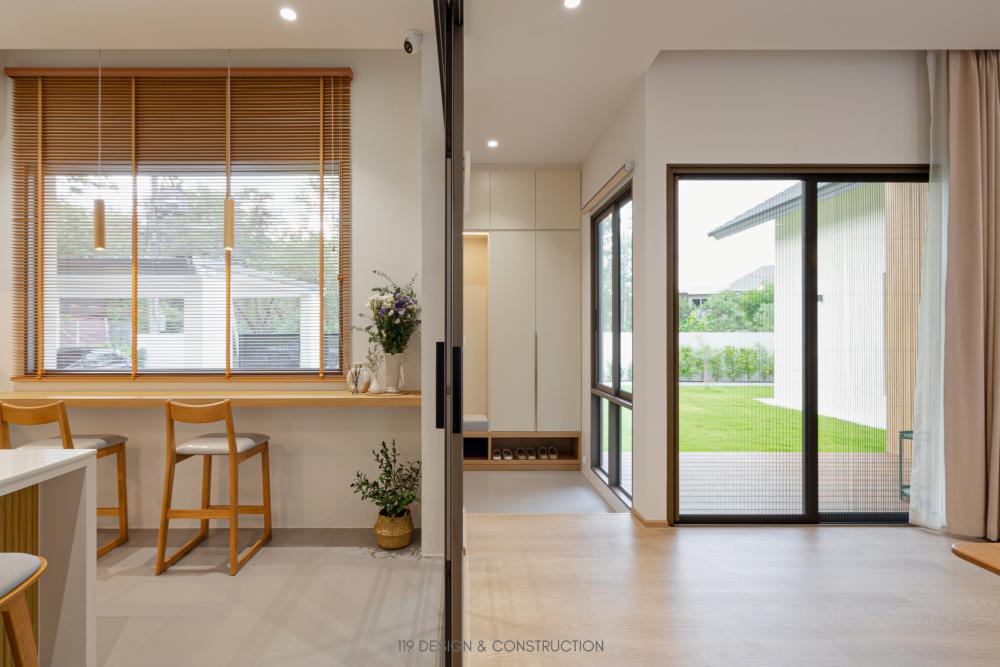 BAAN NABI 3 ห้องนอน 3 ห้องน้ำ บ้านชั้นเดียวดีไซน์เรียบง่ายพร้อมสเปซการจัดสรรพื้นที่ที่เอื้อให้คุณภาพชีวิตของเจ้าของบ้านสะดวกสบายขึ้น รูปที่ 47