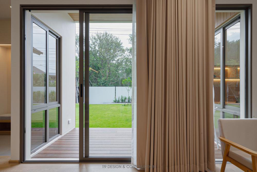 BAAN NABI 3 ห้องนอน 3 ห้องน้ำ บ้านชั้นเดียวดีไซน์เรียบง่ายพร้อมสเปซการจัดสรรพื้นที่ที่เอื้อให้คุณภาพชีวิตของเจ้าของบ้านสะดวกสบายขึ้น รูปที่ 49