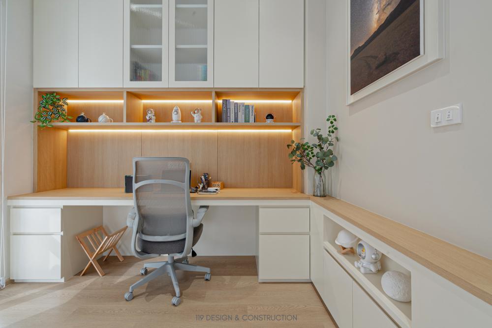 BAAN NABI 3 ห้องนอน 3 ห้องน้ำ บ้านชั้นเดียวดีไซน์เรียบง่ายพร้อมสเปซการจัดสรรพื้นที่ที่เอื้อให้คุณภาพชีวิตของเจ้าของบ้านสะดวกสบายขึ้น รูปที่ 56