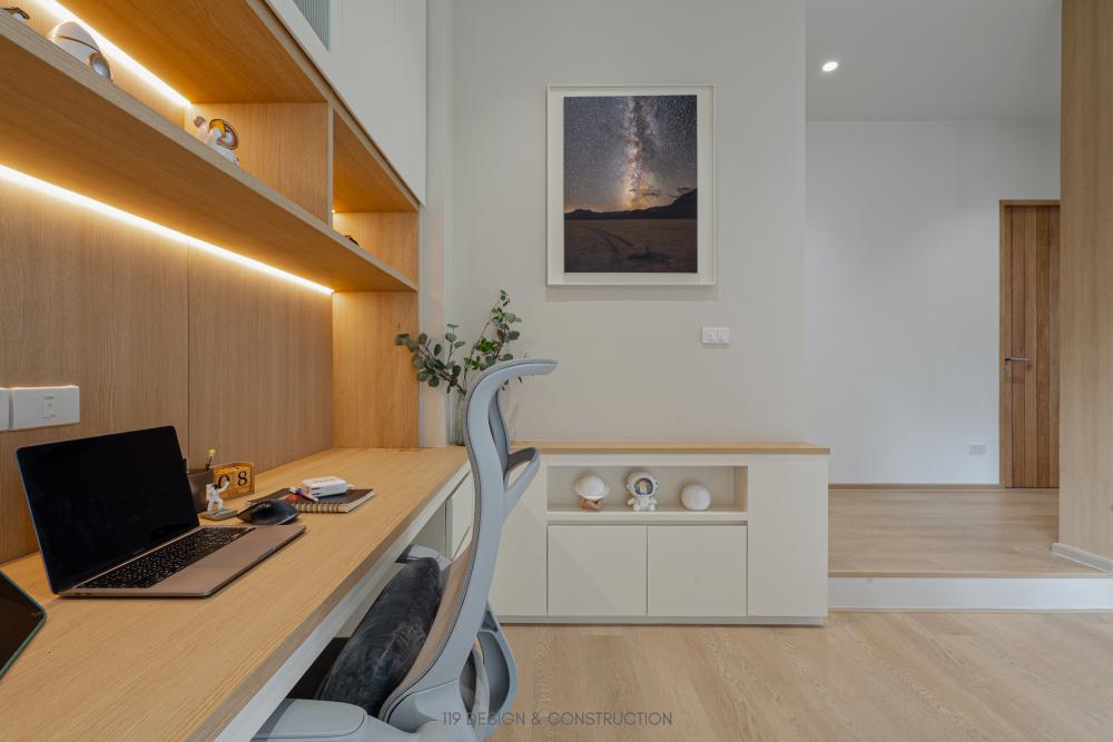 BAAN NABI 3 ห้องนอน 3 ห้องน้ำ บ้านชั้นเดียวดีไซน์เรียบง่ายพร้อมสเปซการจัดสรรพื้นที่ที่เอื้อให้คุณภาพชีวิตของเจ้าของบ้านสะดวกสบายขึ้น รูปที่ 57