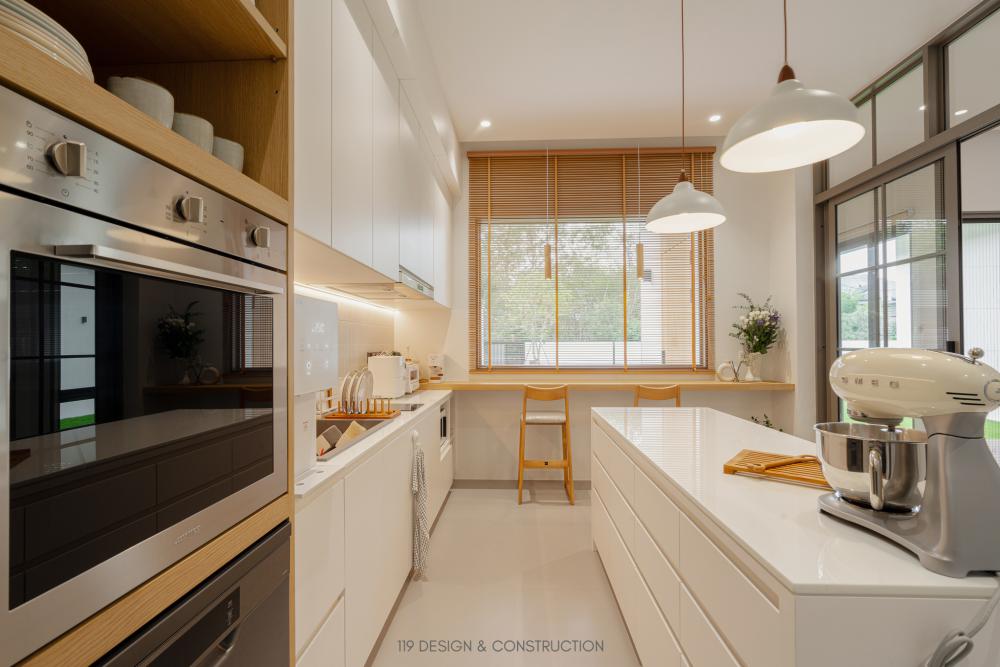 BAAN NABI 3 ห้องนอน 3 ห้องน้ำ บ้านชั้นเดียวดีไซน์เรียบง่ายพร้อมสเปซการจัดสรรพื้นที่ที่เอื้อให้คุณภาพชีวิตของเจ้าของบ้านสะดวกสบายขึ้น รูปที่ 37