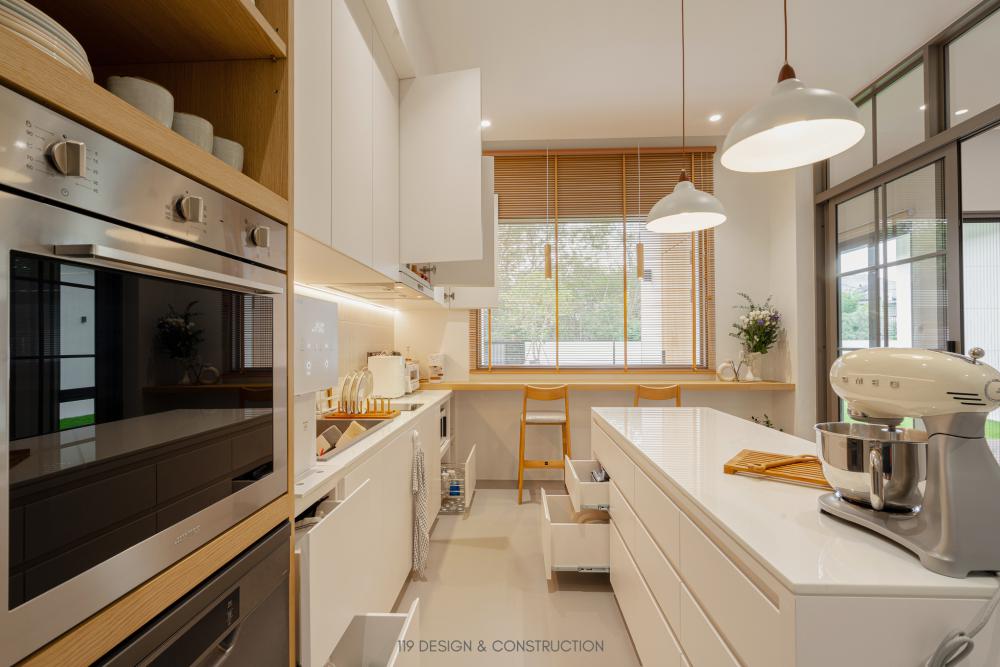 BAAN NABI 3 ห้องนอน 3 ห้องน้ำ บ้านชั้นเดียวดีไซน์เรียบง่ายพร้อมสเปซการจัดสรรพื้นที่ที่เอื้อให้คุณภาพชีวิตของเจ้าของบ้านสะดวกสบายขึ้น รูปที่ 38