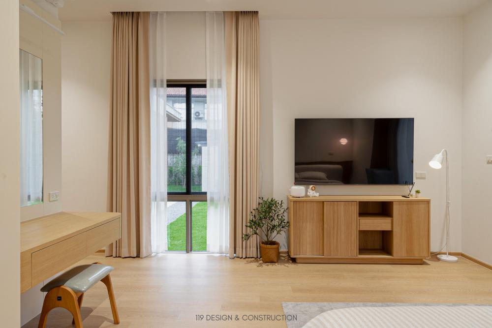 BAAN NABI 3 ห้องนอน 3 ห้องน้ำ บ้านชั้นเดียวดีไซน์เรียบง่ายพร้อมสเปซการจัดสรรพื้นที่ที่เอื้อให้คุณภาพชีวิตของเจ้าของบ้านสะดวกสบายขึ้น รูปที่ 71