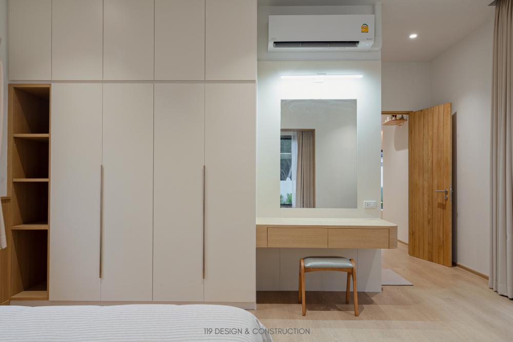 BAAN NABI 3 ห้องนอน 3 ห้องน้ำ บ้านชั้นเดียวดีไซน์เรียบง่ายพร้อมสเปซการจัดสรรพื้นที่ที่เอื้อให้คุณภาพชีวิตของเจ้าของบ้านสะดวกสบายขึ้น รูปที่ 73