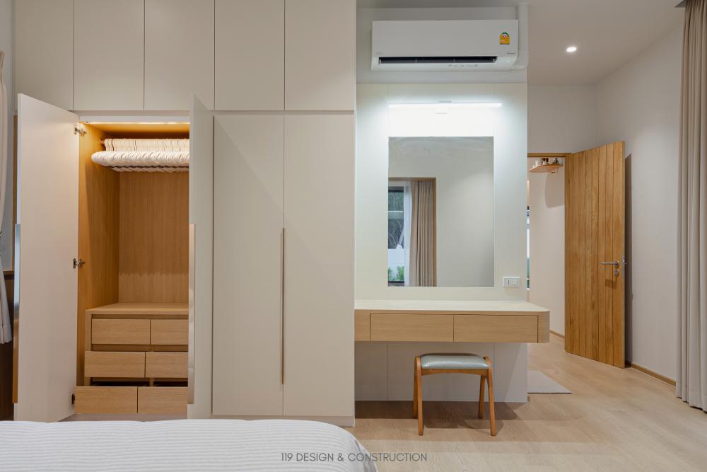 BAAN NABI 3 ห้องนอน 3 ห้องน้ำ บ้านชั้นเดียวดีไซน์เรียบง่ายพร้อมสเปซการจัดสรรพื้นที่ที่เอื้อให้คุณภาพชีวิตของเจ้าของบ้านสะดวกสบายขึ้น รูปที่ 74