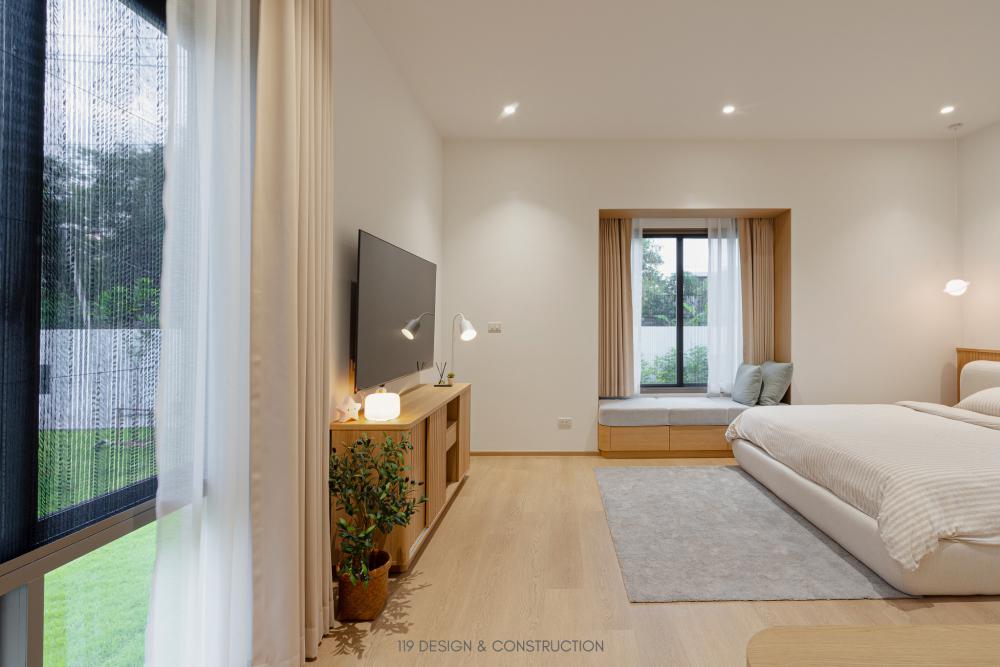 BAAN NABI 3 ห้องนอน 3 ห้องน้ำ บ้านชั้นเดียวดีไซน์เรียบง่ายพร้อมสเปซการจัดสรรพื้นที่ที่เอื้อให้คุณภาพชีวิตของเจ้าของบ้านสะดวกสบายขึ้น รูปที่ 66