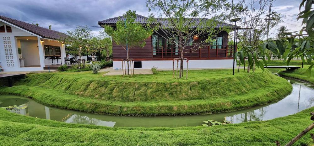 ไอเดียบ้านสวนสวย ล้อมด้วยสวนพื้นที่สีเขียวน่าอยู่มาก รูปที่ 13