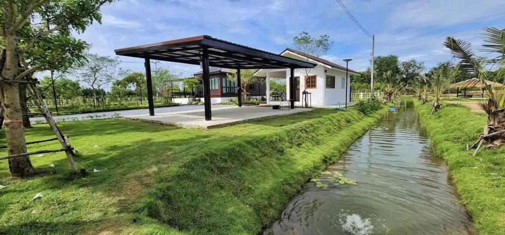 ไอเดียบ้านสวนสวย ล้อมด้วยสวนพื้นที่สีเขียวน่าอยู่มาก รูปที่ 8