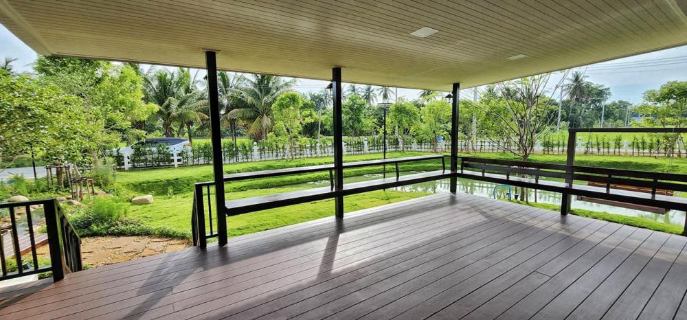 ไอเดียบ้านสวนสวย ล้อมด้วยสวนพื้นที่สีเขียวน่าอยู่มาก รูปที่ 9