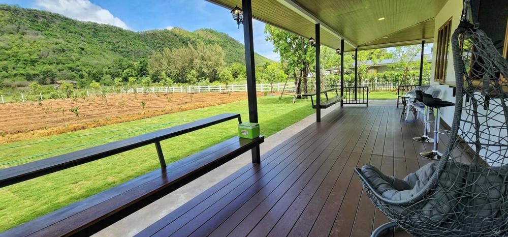 ไอเดียบ้านสวนสวย มีมุมพักผ่อนหลากหลาย รูปที่ 5