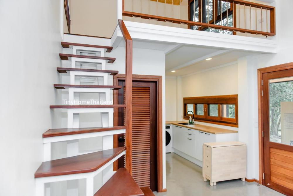 บ้านงานไม้ 2 ชั้น ผสมกลิ่นอายโมเดิร์นมินิมอล และงานไม้ที่ทำให้ดูอบอุ่น ดีไซน์โดดเด่น ฟังก์ชันจัดเต็ม รูปที่ 14