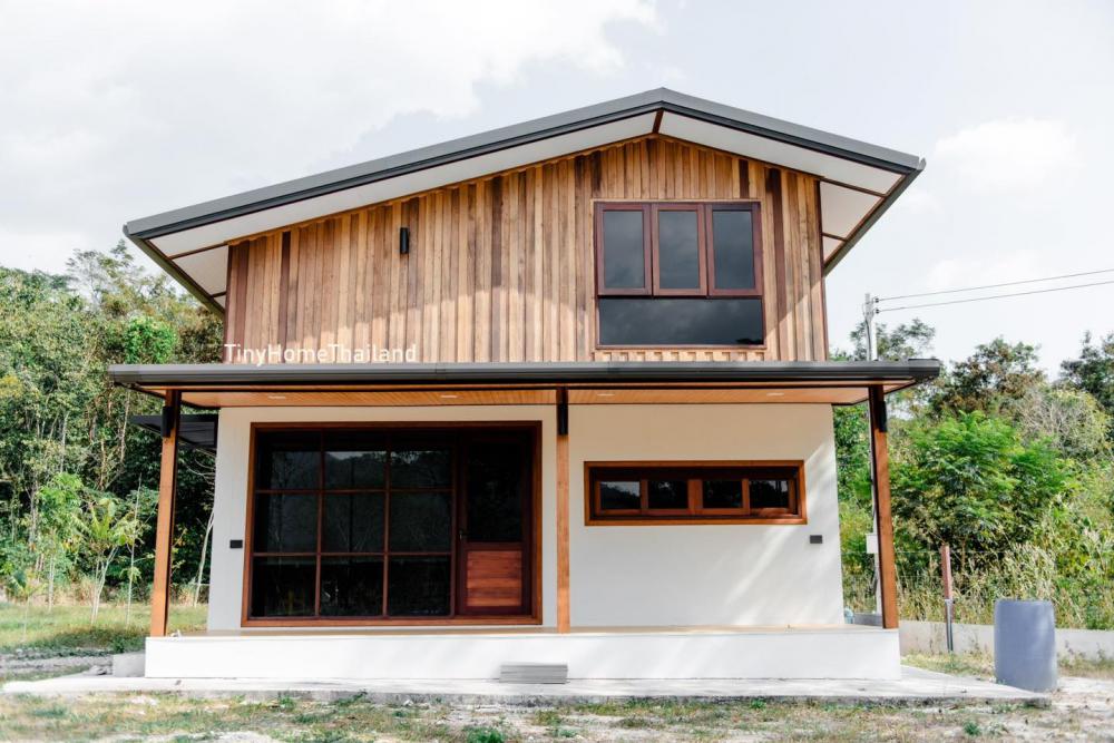 บ้านงานไม้ 2 ชั้น ผสมกลิ่นอายโมเดิร์นมินิมอล และงานไม้ที่ทำให้ดูอบอุ่น ดีไซน์โดดเด่น ฟังก์ชันจัดเต็ม รูปที่ 3