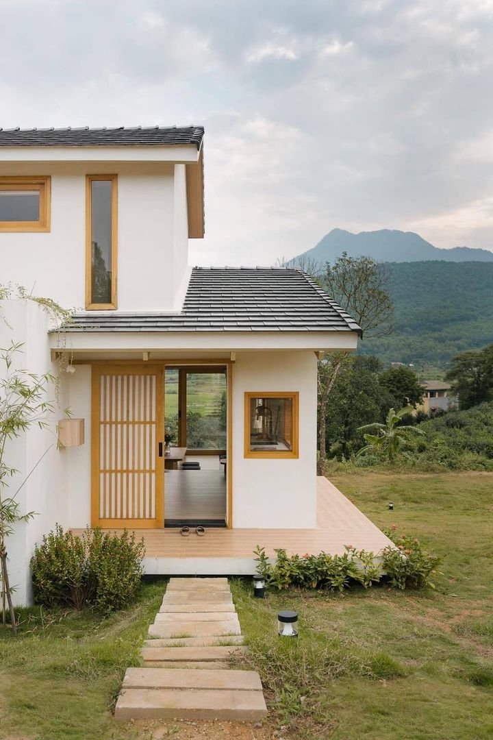 บ้านสไตล์ญี่ปุ่นสไตล์มินิมอลในหมู่บ้านมิลาน รูปที่ 3