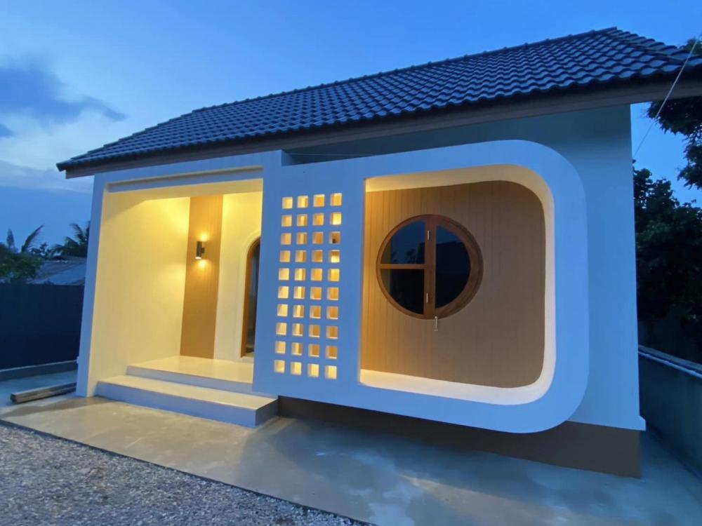 บ้านสไตล์มินิมอลหลังเล็ก ขนาด 2 ห้องนอน 1 ห้องน้ำ รูปที่ 14