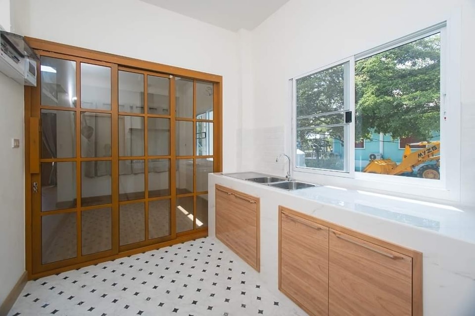 บ้านสไตล์มินิมอล นอร์ดิก โทนสีขาวน้ำตาล ดูอบอุ่น น่ารักๆ ขนาด 3 ห้องนอน 2 ห้องน้ำ รูปที่ 15