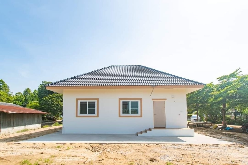 บ้านสไตล์มินิมอล นอร์ดิก โทนสีขาวน้ำตาล ดูอบอุ่น น่ารักๆ ขนาด 3 ห้องนอน 2 ห้องน้ำ รูปที่ 20