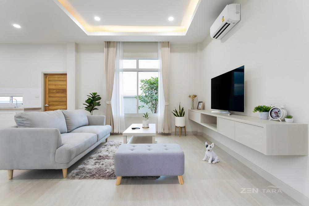 ไอเดียสร้างบ้านสไตล์โมเดิร์นโทนสีขาว ดูสะอาดตา ตกแต่งได้น่าอยู่ รูปที่ 3