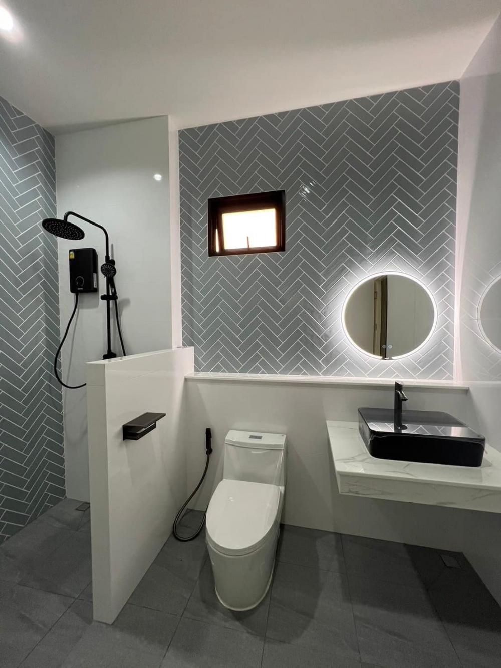 บ้านนอร์ดิกทรงแนวนอน ขนาด 2 ห้องนอน 2 ห้องน้ำ พื้นที่ 170 ตร.ม. รวมงานเสาเข็ม รูปที่ 16