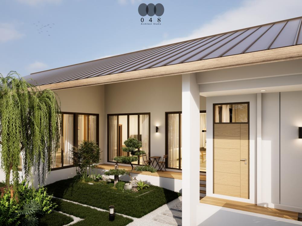  แบบบ้านพักอาศัย 1 ชั้น สไตล์ มินิมอลทรอปิคอล : Minimal-Tropical จำนวน 3 ห้องนอน 2 ห้องน้ำ รูปที่ 10