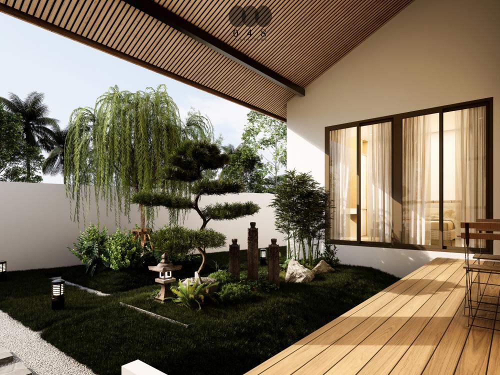  แบบบ้านพักอาศัย 1 ชั้น สไตล์ มินิมอลทรอปิคอล : Minimal-Tropical จำนวน 3 ห้องนอน 2 ห้องน้ำ รูปที่ 12