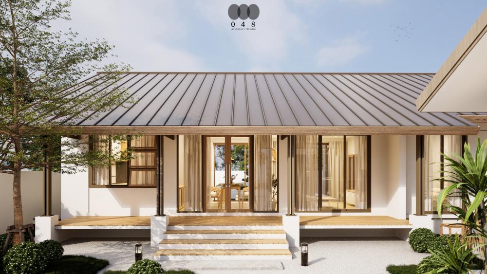  แบบบ้านพักอาศัย 1 ชั้น สไตล์ มินิมอลทรอปิคอล : Minimal-Tropical จำนวน 3 ห้องนอน 2 ห้องน้ำ รูปที่ 5