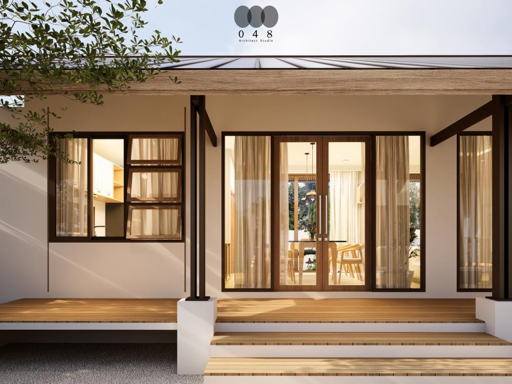  แบบบ้านพักอาศัย 1 ชั้น สไตล์ มินิมอลทรอปิคอล : Minimal-Tropical จำนวน 3 ห้องนอน 2 ห้องน้ำ รูปที่ 8