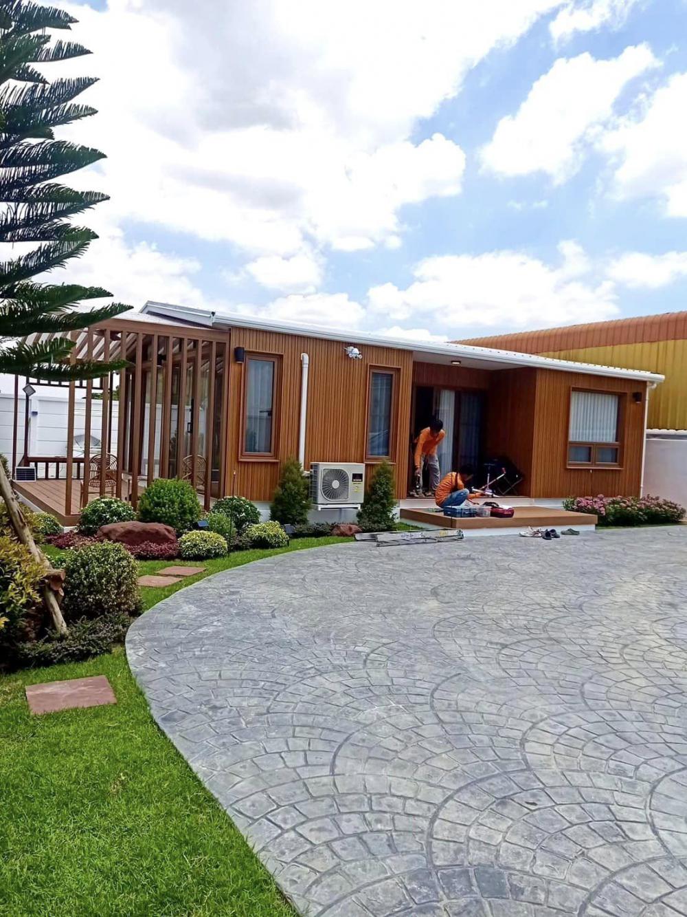 ไอเดียบ้านโมเดิร์นและแต่งสวนสีเขียวรอบบ้าน รูปที่ 12