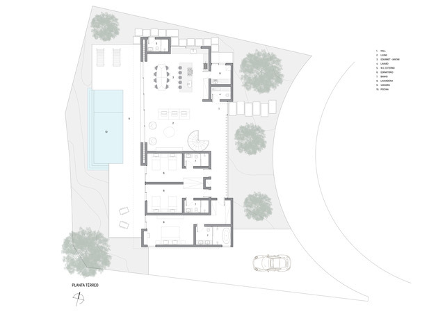 ไอเดียบ้านโมเดิร์นทรงกล่อง Albatroz House BRAZIL รูปที่ 16