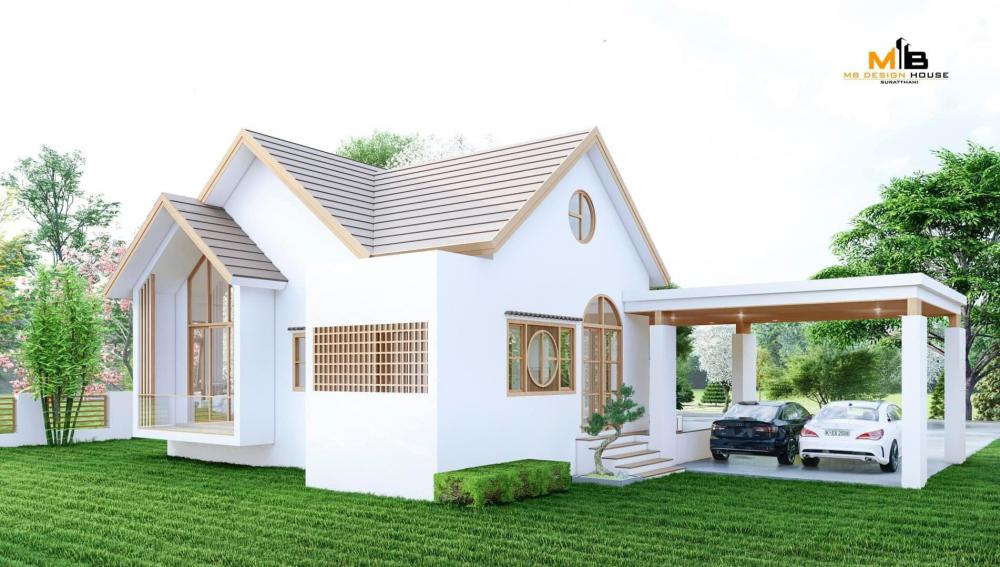 แบบบ้านไสตล์ นอดิกผสม มินิมอลมูจิ ดีไซส์ทันสมัยขนาด 3 ห้องนอน 2 ห้องน้ำ รูปที่ 27