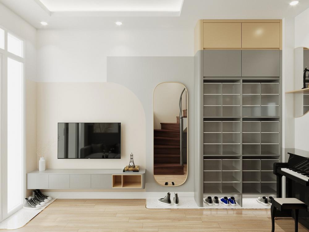 ไอเดียแต่งภายในบ้านพื้นที่จำกัดให้ดูสะอาดและโปร่ง รูปที่ 6