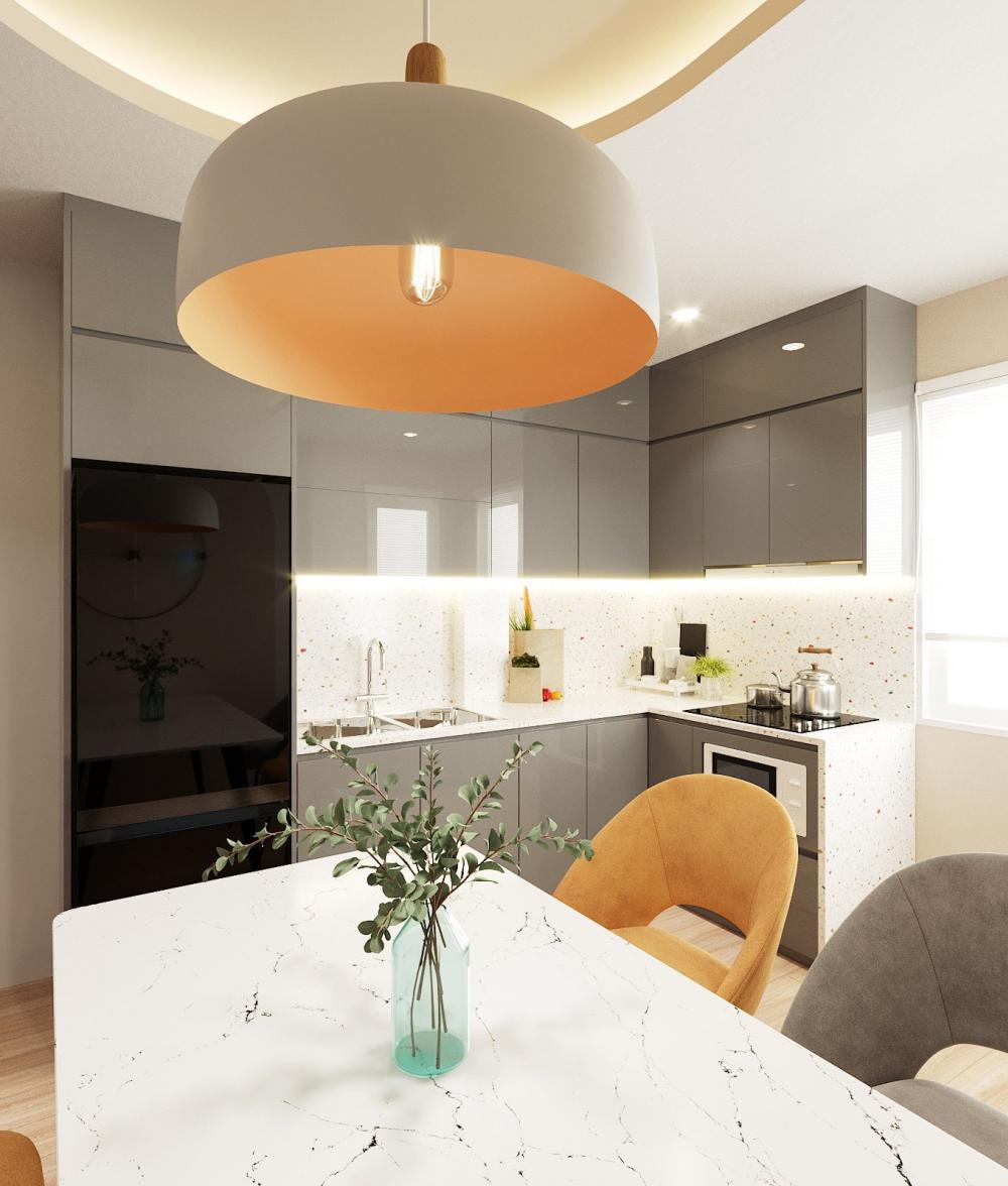 ไอเดียแต่งภายในบ้านพื้นที่จำกัดให้ดูสะอาดและโปร่ง รูปที่ 9