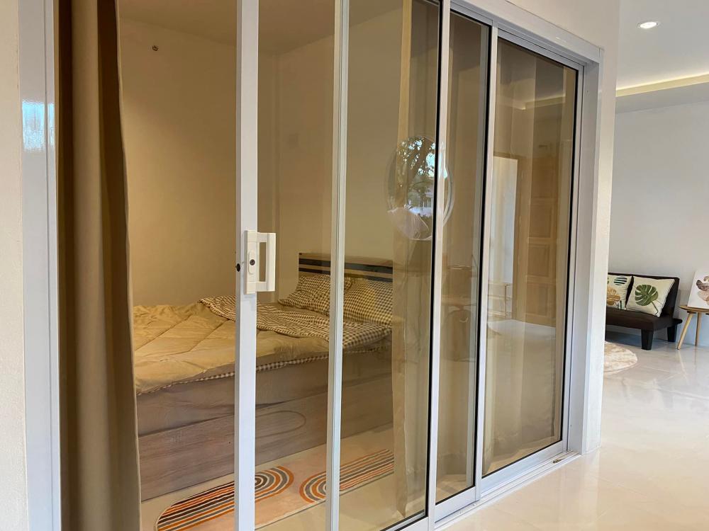 บ้านมินิมอลทรงจั่ว บ้านกะทิ [งบ4เเสน ค่าเเรง+ค่าของ] รูปที่ 18