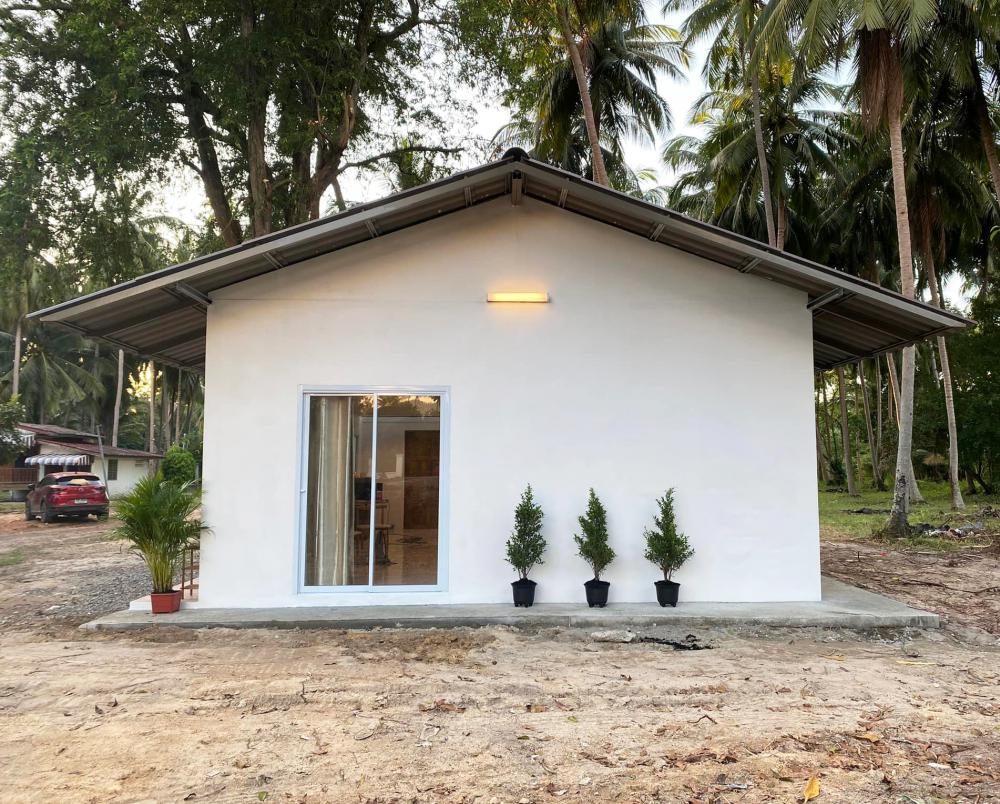 บ้านมินิมอลทรงจั่ว บ้านกะทิ [งบ4เเสน ค่าเเรง+ค่าของ] รูปที่ 3