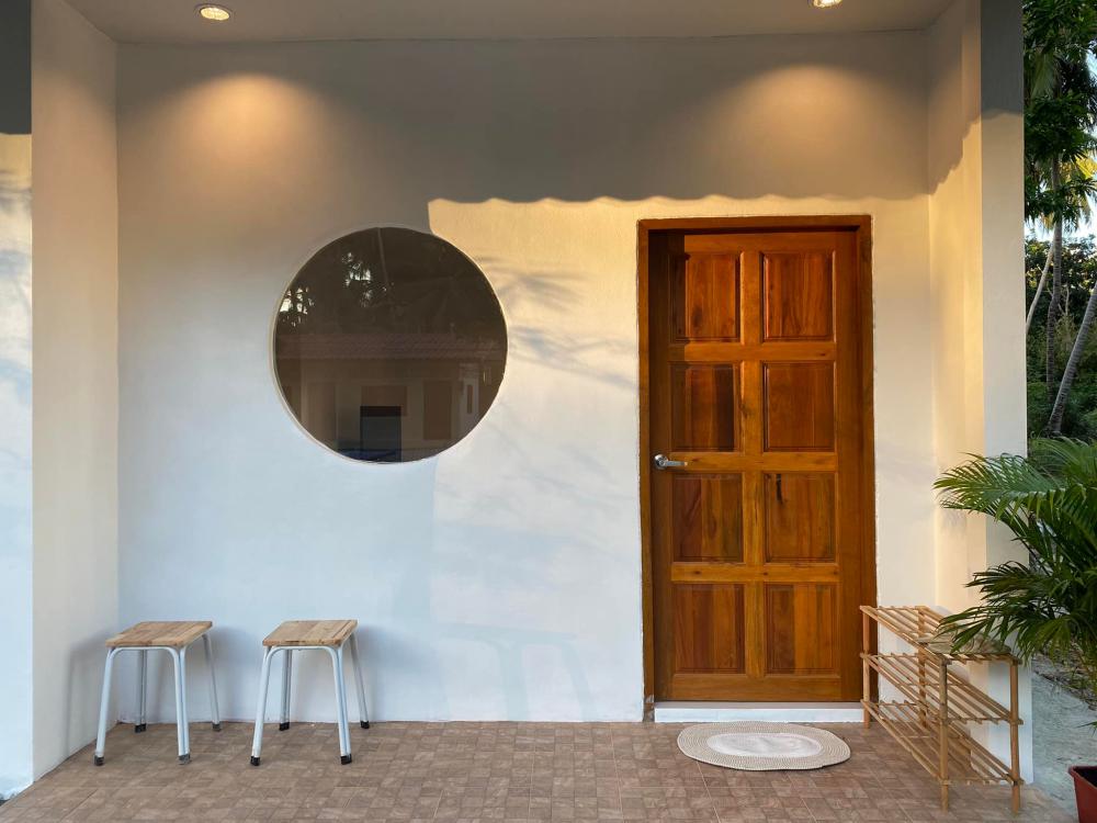 บ้านมินิมอลทรงจั่ว บ้านกะทิ [งบ4เเสน ค่าเเรง+ค่าของ] รูปที่ 7