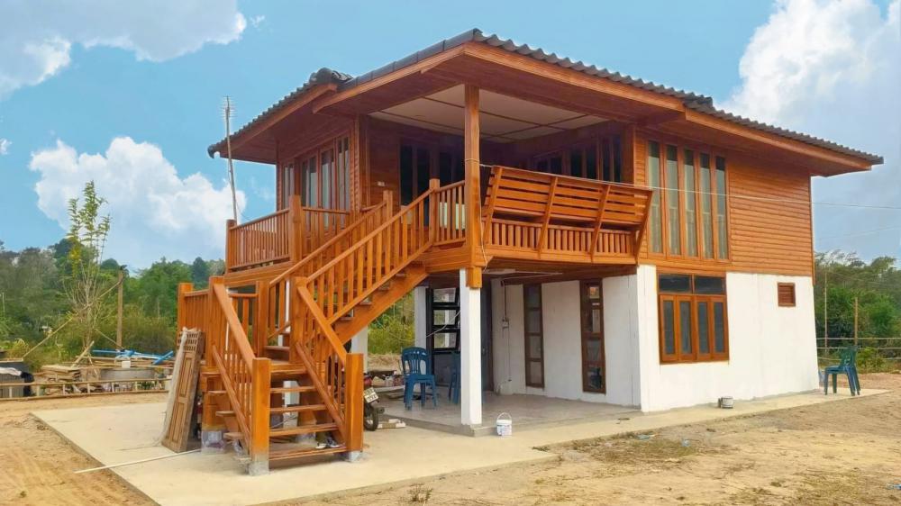 บ้านไม้ครึ่งปูน2ชั้นสวยงามน่าอยู่ รูปที่ 11