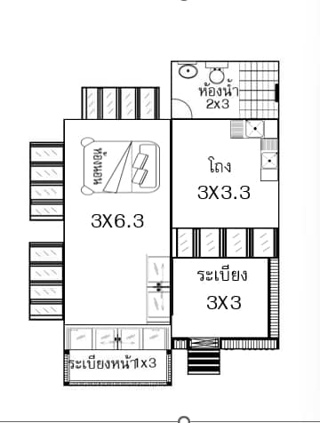 บ้านไม้ครึ่งปูน2ชั้นสวยงามน่าอยู่ รูปที่ 26