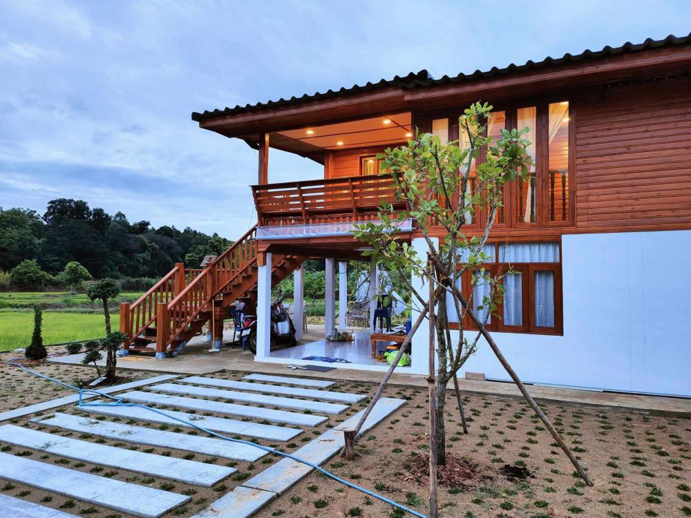 บ้านไม้ครึ่งปูน2ชั้นสวยงามน่าอยู่ รูปที่ 8