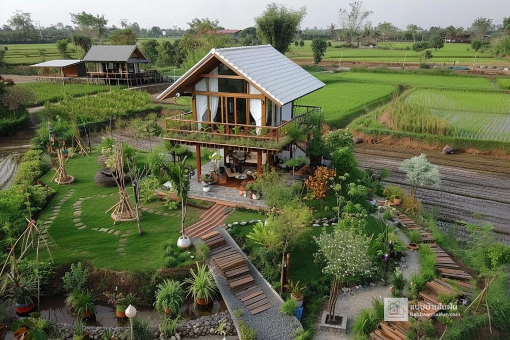 13 ไอเดียบ้านสวยกลางทุ่ง รูปที่ 11