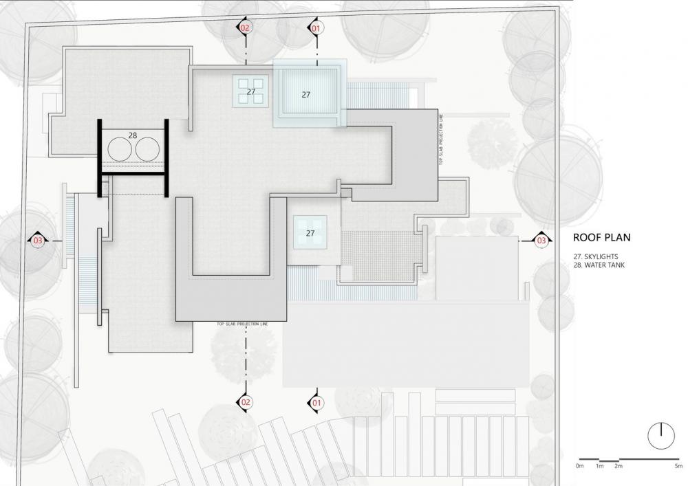 บ้านสไตล์โมเดิร์นทรงกล่อง Float-en-Fold house ขนาด 340 ตร.ม. รูปที่ 19