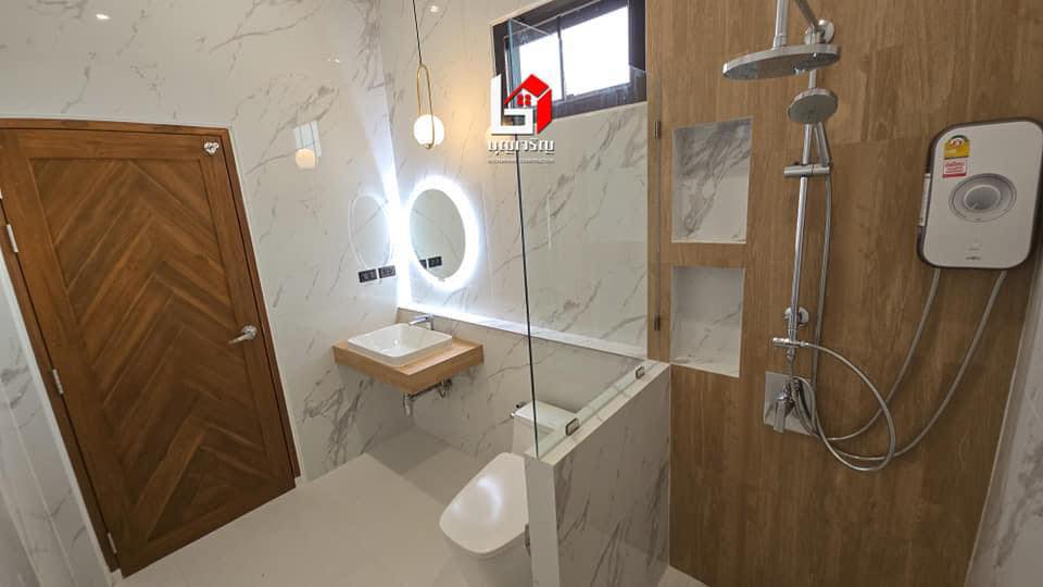 แบบบ้านชั้นเดียว แบบคอนเทมโพรารี่ ขนาด 4 ห้องนอน 5 ห้องน้ำ รูปที่ 19