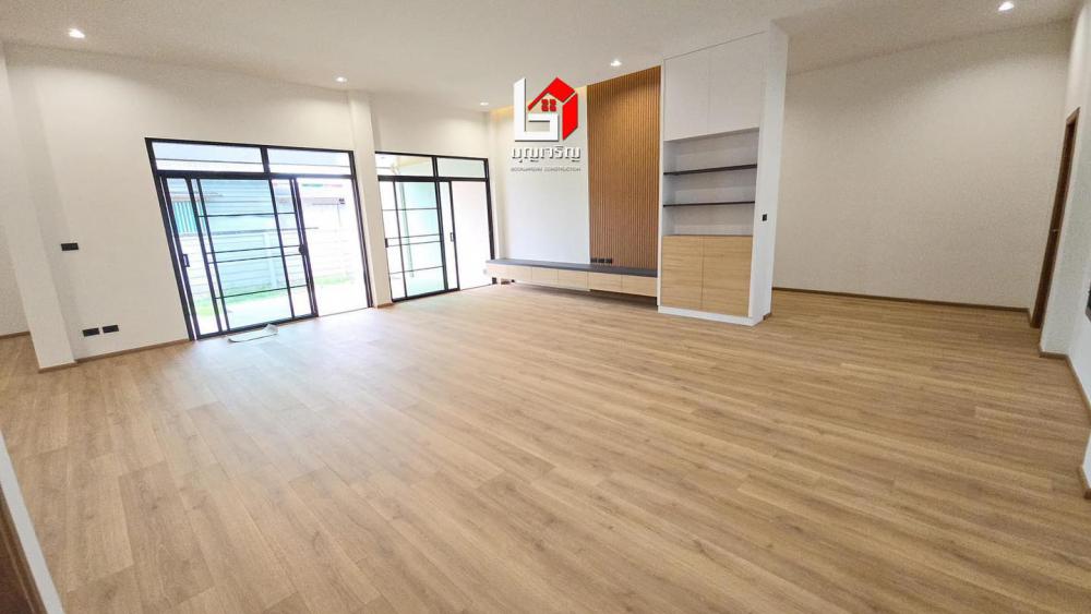 แบบบ้านชั้นเดียว แบบคอนเทมโพรารี่ ขนาด 4 ห้องนอน 5 ห้องน้ำ รูปที่ 4