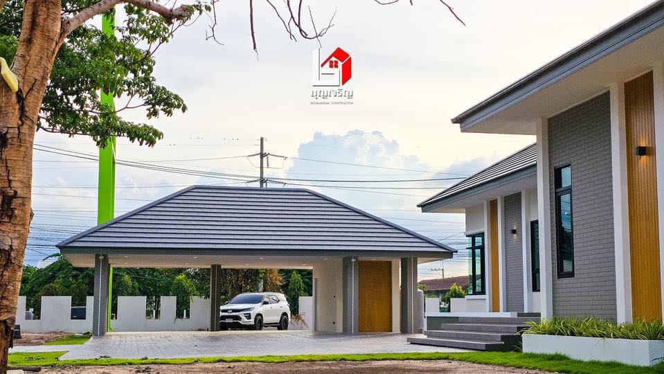 แบบบ้านชั้นเดียว แบบคอนเทมโพรารี่ ขนาด 4 ห้องนอน 5 ห้องน้ำ รูปที่ 32