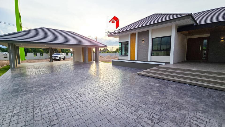 แบบบ้านชั้นเดียว แบบคอนเทมโพรารี่ ขนาด 4 ห้องนอน 5 ห้องน้ำ รูปที่ 33