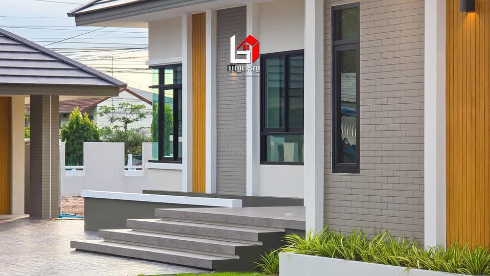 แบบบ้านชั้นเดียว แบบคอนเทมโพรารี่ ขนาด 4 ห้องนอน 5 ห้องน้ำ รูปที่ 35