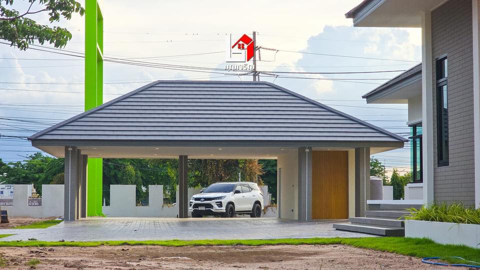 แบบบ้านชั้นเดียว แบบคอนเทมโพรารี่ ขนาด 4 ห้องนอน 5 ห้องน้ำ รูปที่ 36