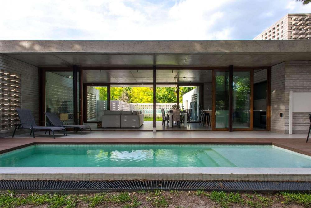 ไอเดียบ้านโมเดิร์นทรงกล่อง และมีสระว่ายน้ำ สถาปนิกต่างประเทศ รูปที่ 15