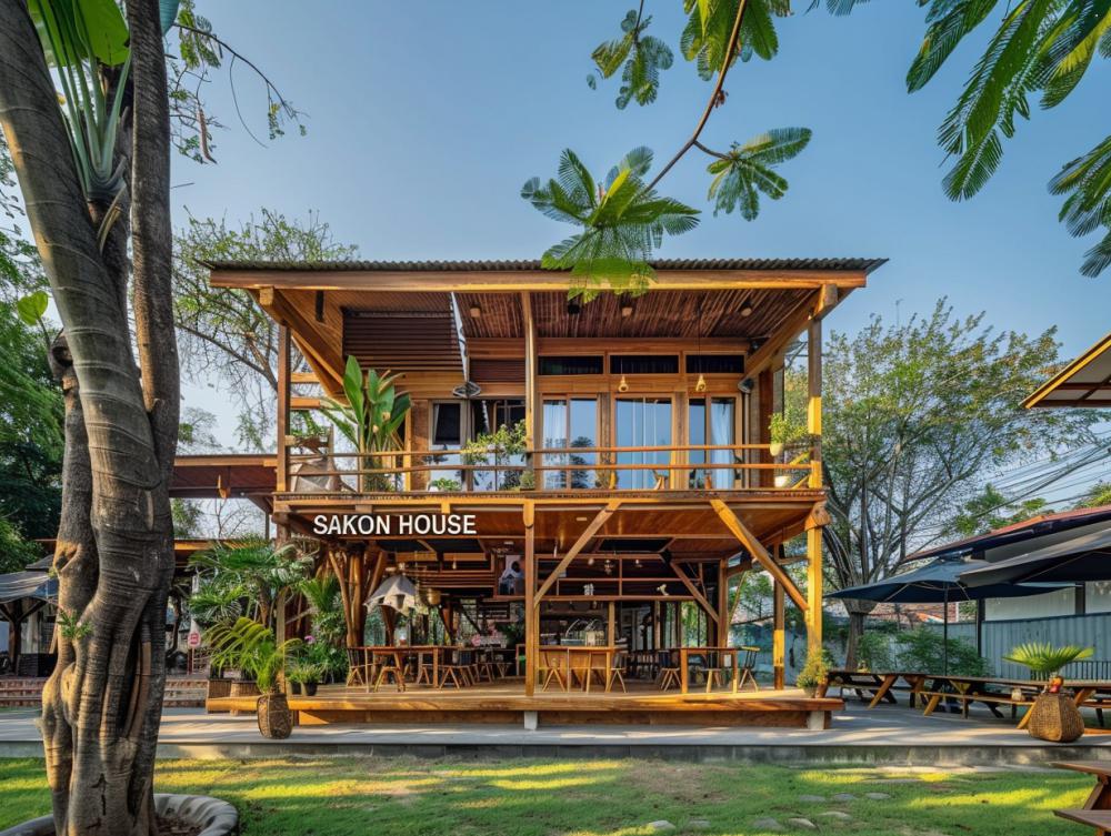 30 ไอเดียร้านกาแฟสวยด้วยไม้เก่า รูปที่ 10