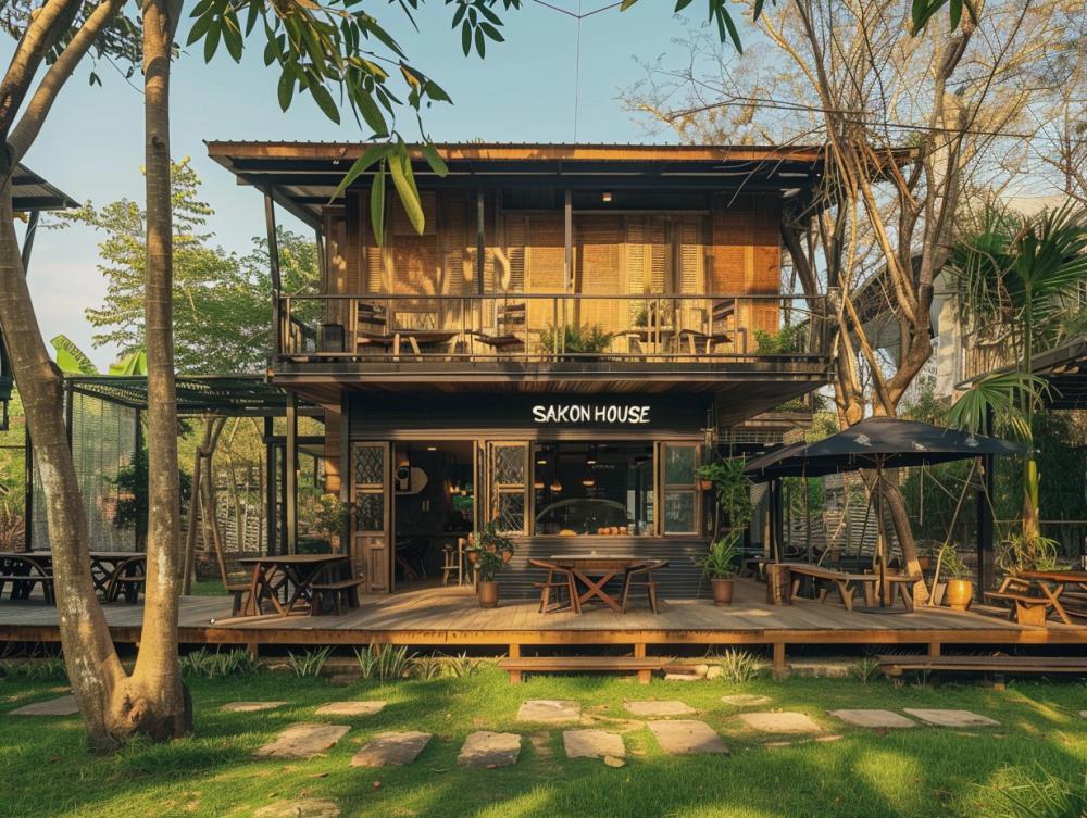 30 ไอเดียร้านกาแฟสวยด้วยไม้เก่า รูปที่ 12